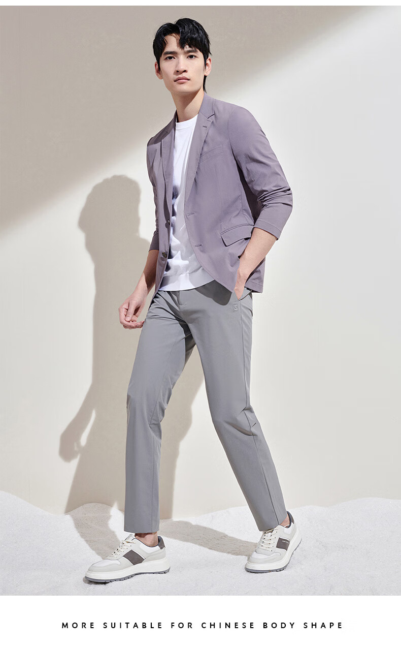 SAINT ANGELO Spring Men's Sports Blazer, Packable Casual Suit Jacket KESU241011U, Navy Blue, Size 52 12