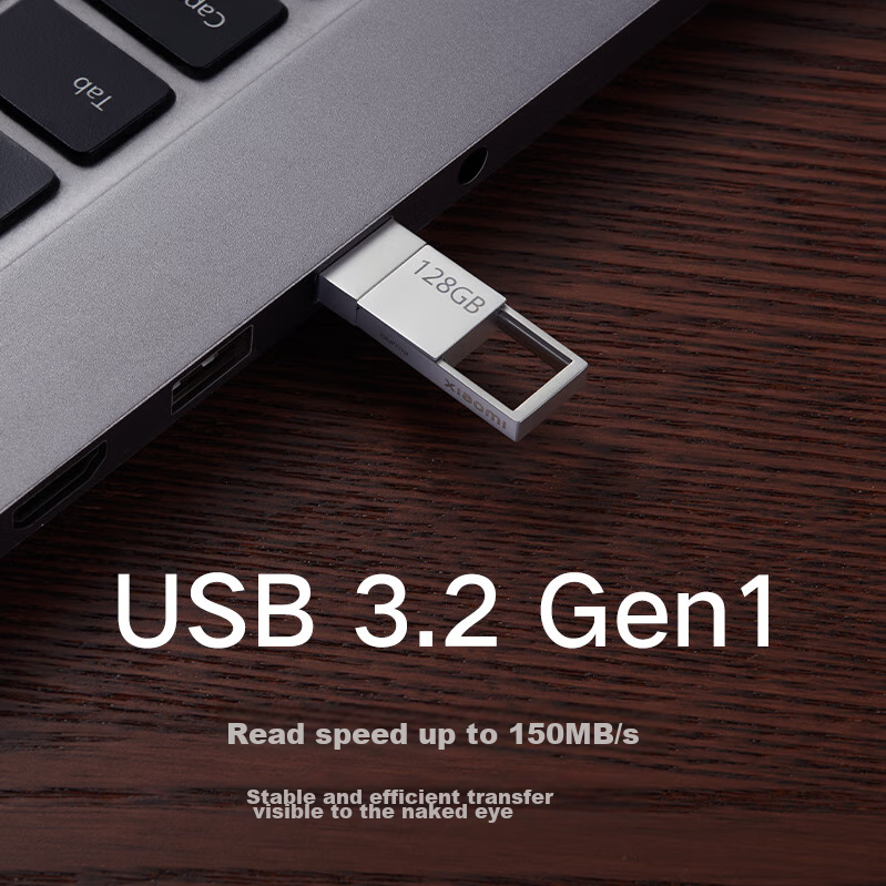 MI 64GB Type-C USB 3.2 Dual Interface Phone Flash Drive, All-Metal Portable Thumb Drive, Direct Phone Connection, Capacity Expansion for Tablets And Cars, High-Speed Transfer