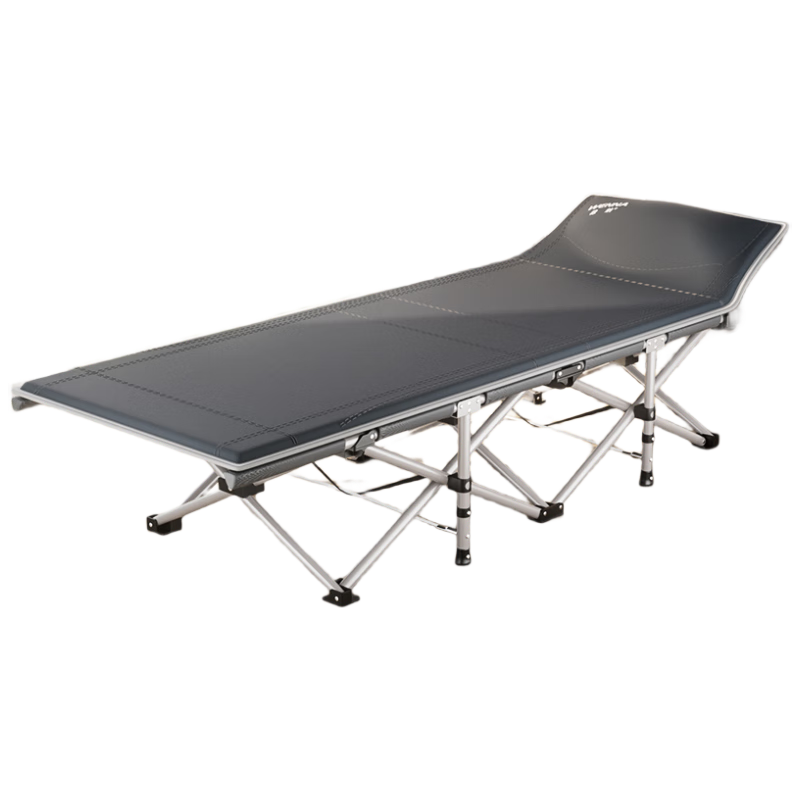 Wenna Folding Bed, Single Nap Bed for Office, Simple Camping Bed, Portable Outdoor Lounger for Accompanying Patients, 0322G