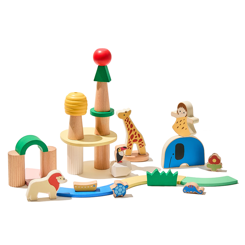 Imikids Children's Building Blocks, Infant Toys for Boys And Girls, Early Education Construction Set with Large Particles, Gift Box, Zero Origi