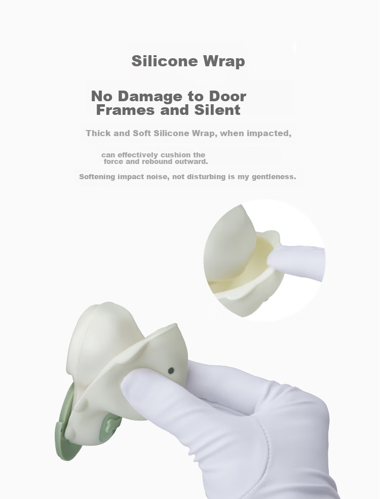 Babycare Child Safety Door Stopper, Anti-Pinch Hand Guard, Anti-Collision Silicone Door Stopper, Aotemi 6