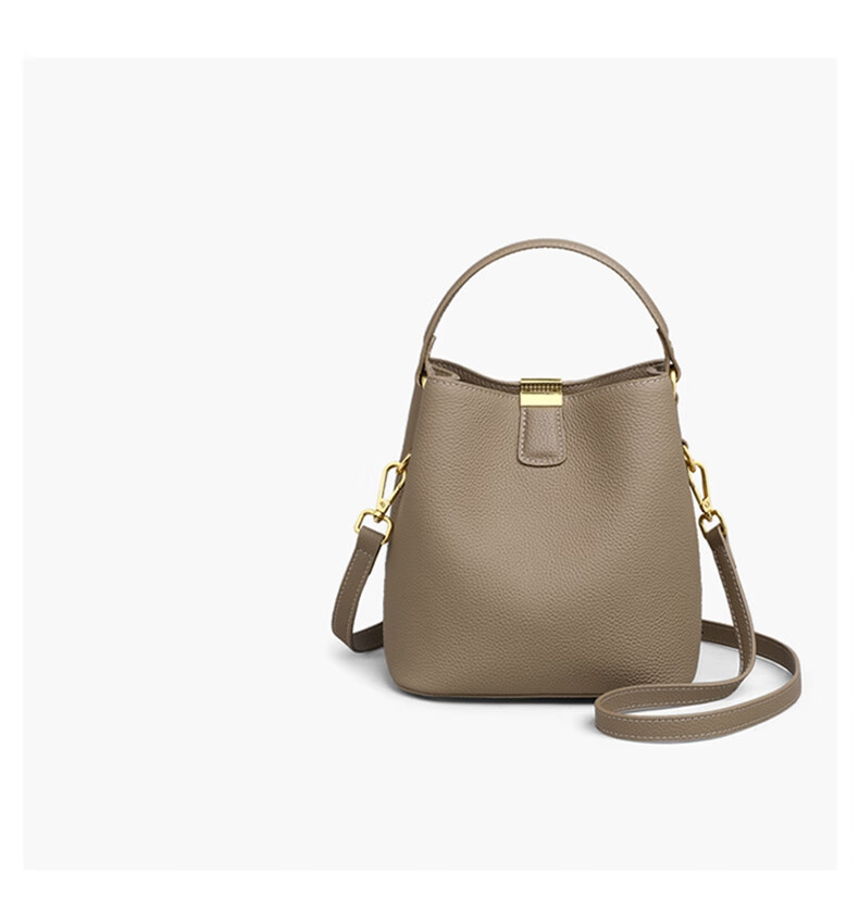 Viney Women's Handbag, Cowhide Bucket Bag, Luxury Crossbody Shoulder Tote Bag, Practical Birthday And Mother's Day Gift for Mom 14