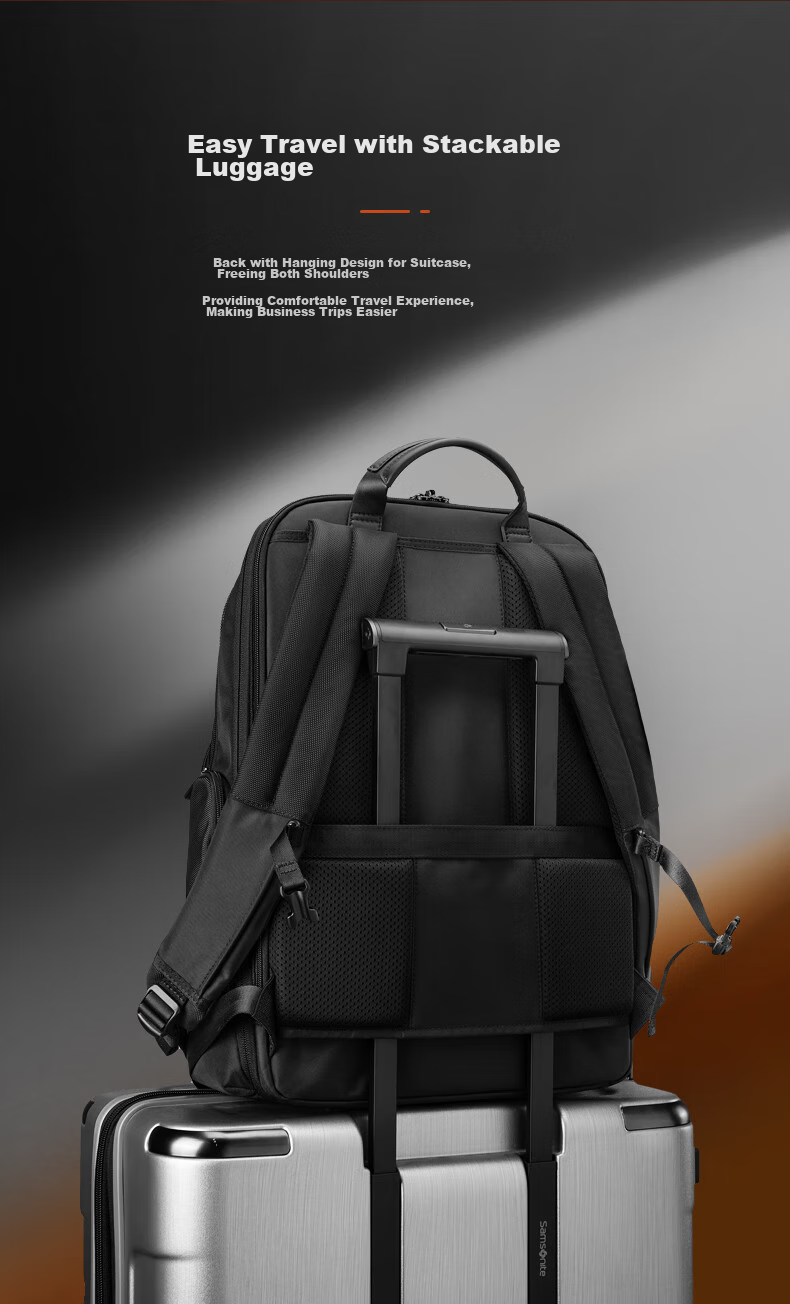 Xinxiuli Large Coffee Bag Men's Backpack, 15.6-Inch Laptop Bag, Business High-End Large Capacity Travel Bag, Father's Gift KO1 9