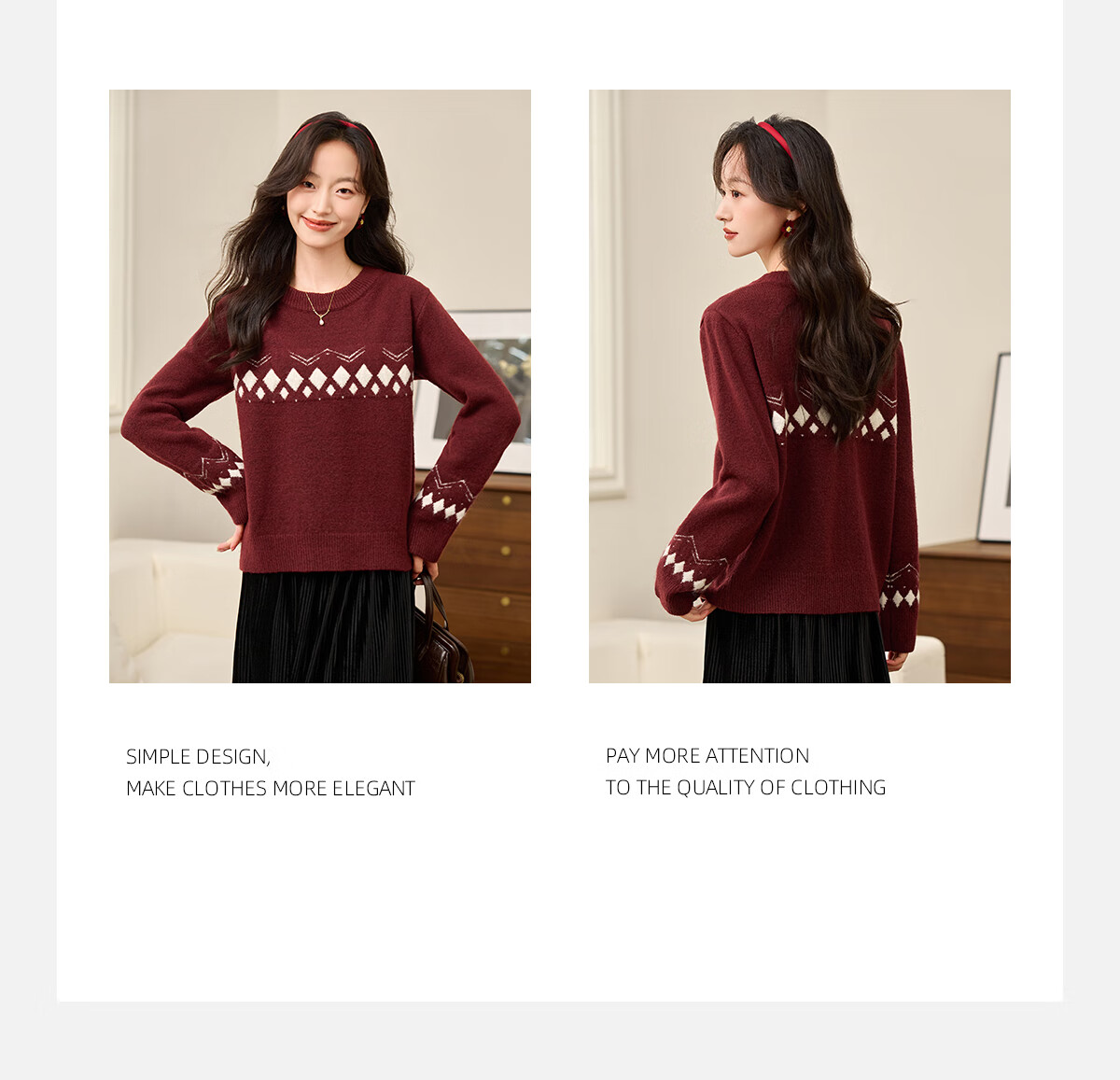 PinCai Women's Knitted Sweater Soft Pink Thick Pullover Half Turtleneck Knit Top P144Z9004 9