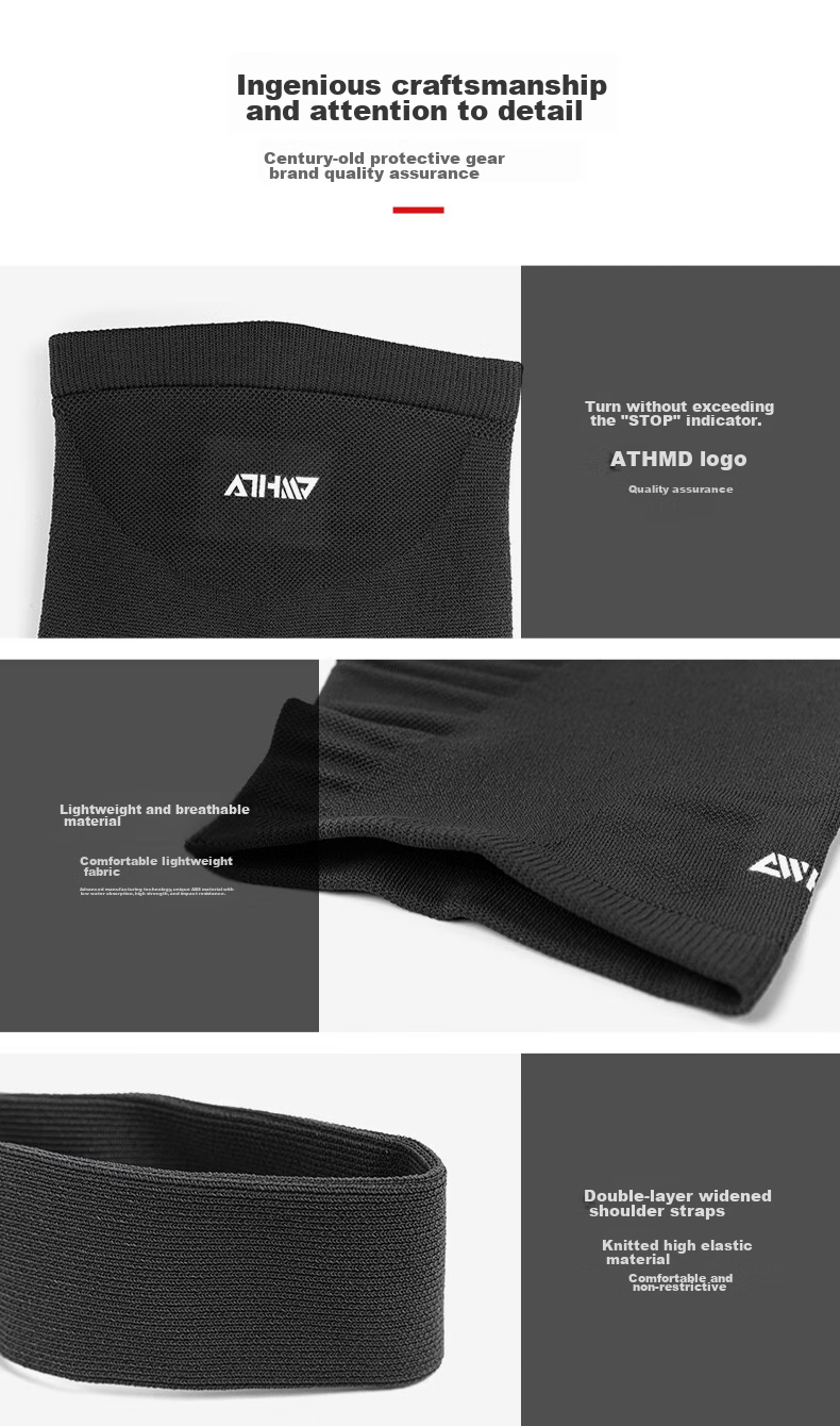 D&M Japanese Imported Shoulder Support for Sports And Fitness, Breathable Compression Shoulder Guard for Men And Women, Black Protective Sleeve 15