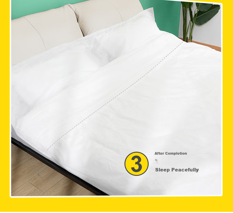 JOYTOUR Disposable Bed Sheets, Thick Non-Woven Travel Bedsheets for Beauty Salons And Massages, Pack of 50, White 12