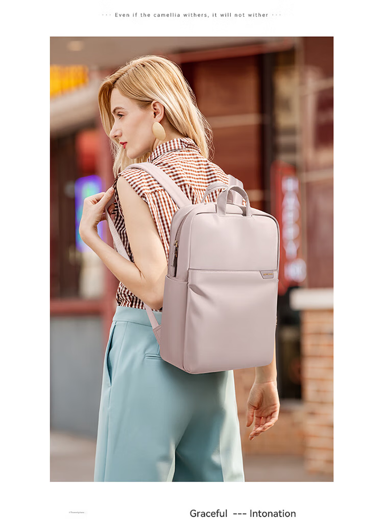 GOLF Backpack for Women, 14/15.6-Inch Apple Laptop Hidden Handheld Computer Bag, Women's Schoolbag, Business Travel 24