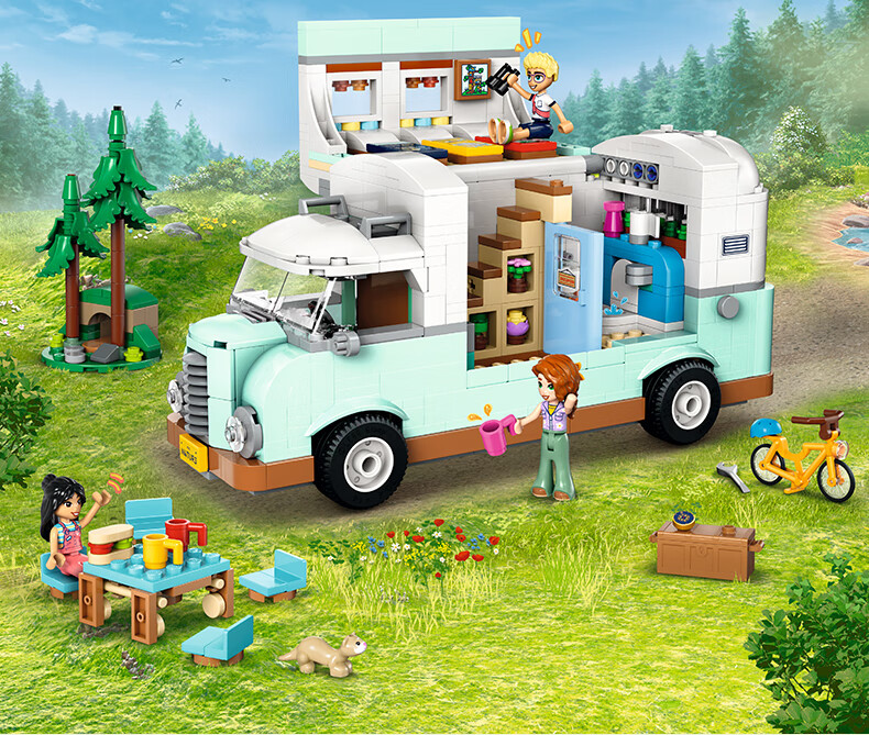 LEGO Friends 42663 Camping Explorer Car, Adventure Toy for Boys And Girls, Children's Birthday Gift, Home Decoratio 2