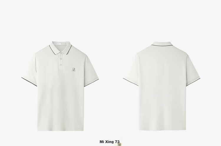 HLA Short-Sleeve Polo Shirt for Men, 25 Light Business Chic Ageless Collared Short-Sleeve Shirt for Men, Summer HNTPW2J018A 5