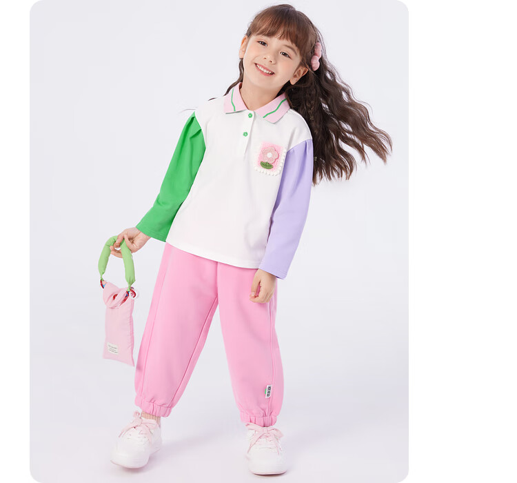 BALABALA Children's Clothing, Boys' Pants, Girls' Trousers, Kids' Sweatpants, Autumn New Style, Toddler Parent-Child Long Pants, Trendy Versatile Comfortable 17
