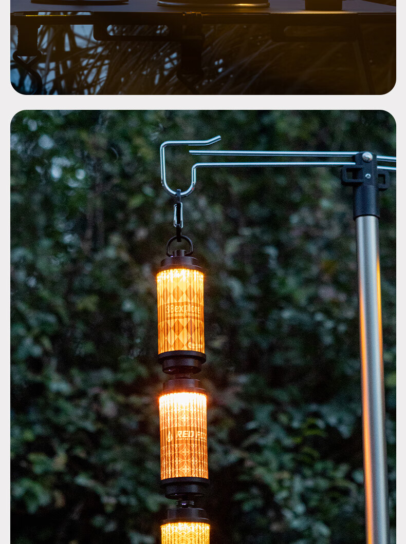 E-Rover Multi-Functional Camping Light, Outdoor Tent Light, Long Battery Life, Ambient Light, Illumination Tent Light, USB Rechargeable 13