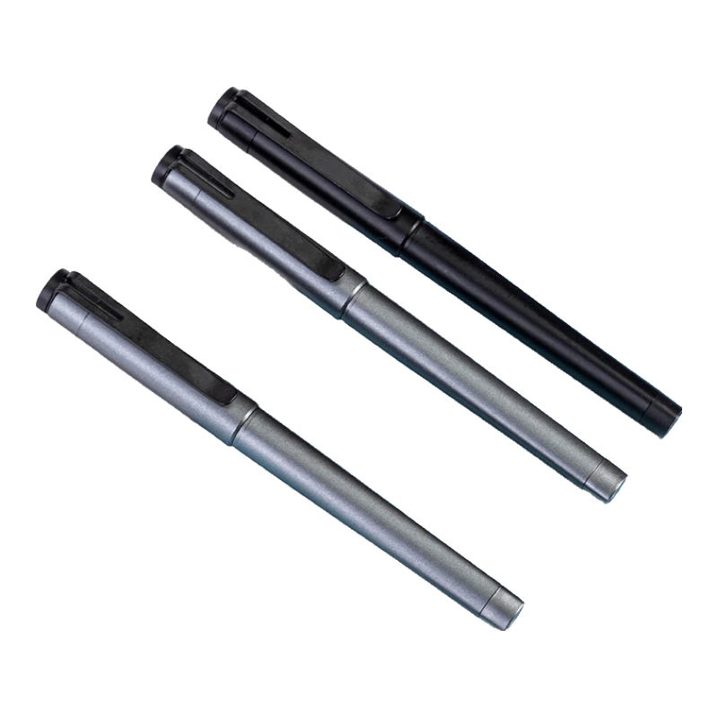 Deli Cap-Off Office Gel Pen, 0.7mm Bullet Tip, Black, 12 Pcs, S96-A, for College Entrance Exam