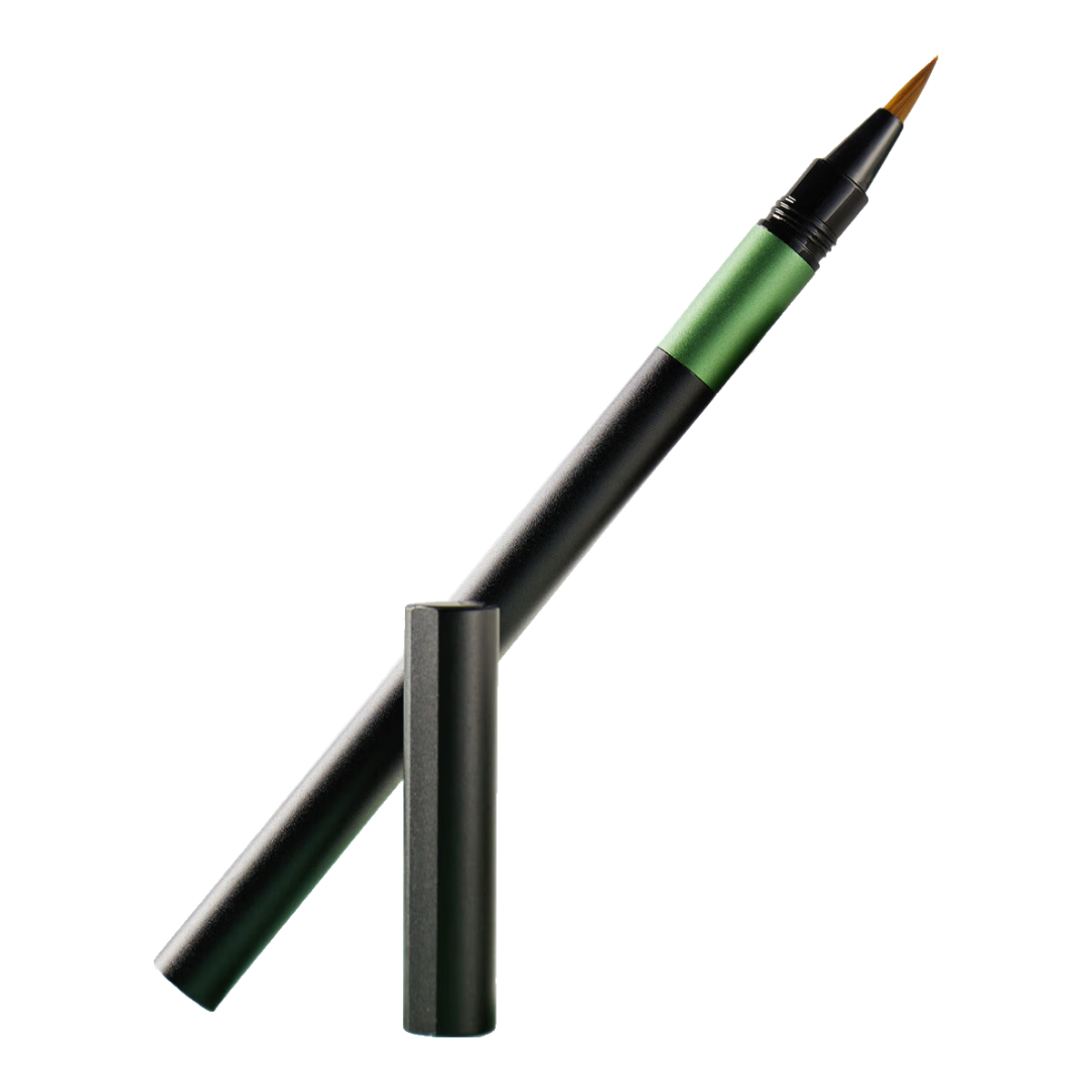 Liupintang New Fountain Pen-Style Brush Pen for Beginners, Soft Calligraphy Brush for Small Regular Script, Wolf Hair Brush for Writing Practice And Calligraphy Copying, Specially Designed for Sutra Transcription, Replaceable Ink Cartridge, Adult Portable Xiu Li Pen Shanglin Fu Brush Pe