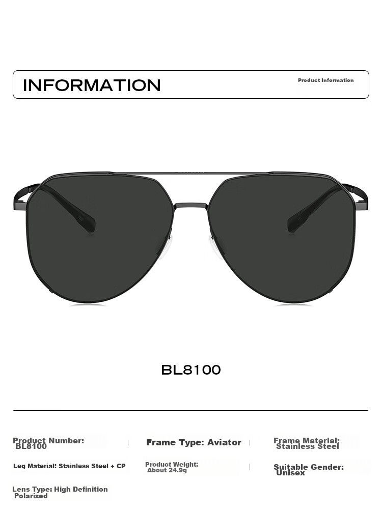 BOLON Sunglasses, UV Protection, Outdoor Driving Polarized Glasses for Men, BL8100D11 6