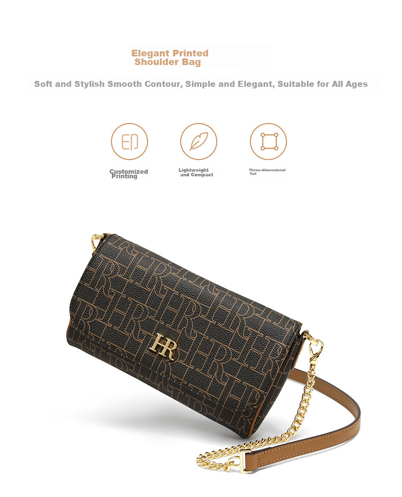 HR Handbag, Women's Crossbody Bag, Small Chain Bag, Shoulder Bag, Birthday Gift for Girlfriend 5