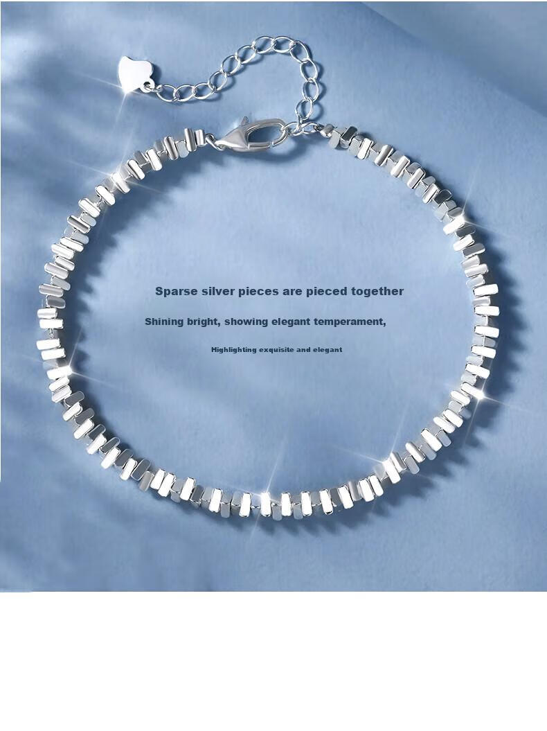 MANHE S925 Silver Bracelet for Women, 2026 New Style Beaded Bracelet, Practical Jewelry, Birthday Gift for Wife Or Girlfriend 8