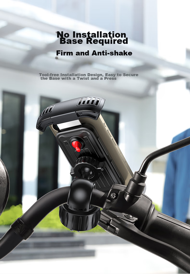 UGREEN Car Phone Holder, Electric Bike Magnetic Navigation Mount, Universal Multifunctional Holder for Bicycles And Food Delivery 15