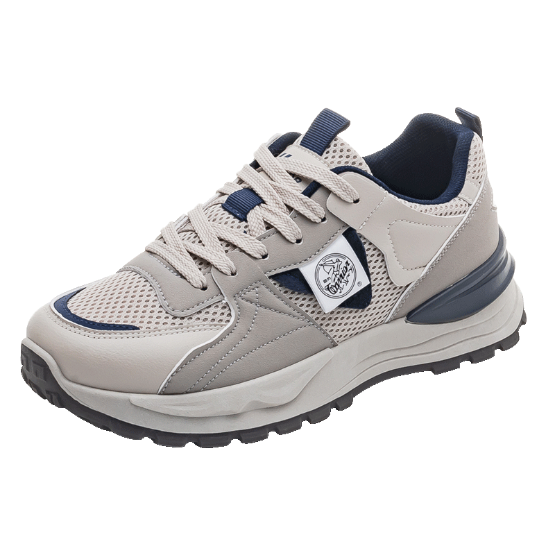 Warrior Women's Shoes 2026 Spring New Fashion Simple Versatile Casual Shoes Gray Blue Size 39 (245mm)