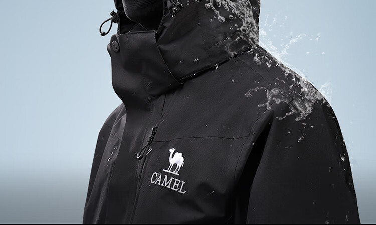 CAMEL Three-In Jacket, Outdoor Triple-Protection Warm Windproof Coat, Mountaineering Clothing NR99 [Island Orange] 7