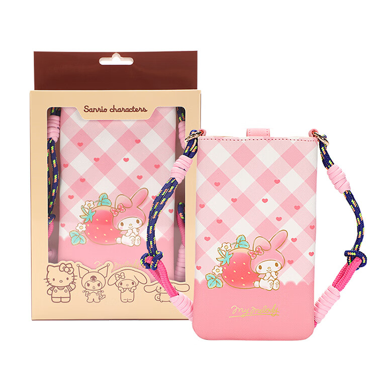 Mesuca X Kuromi Handbag, Women's Portable Phone Bag, Shoulder Crossbody Small Purse, Birthday Gift for Girls 34