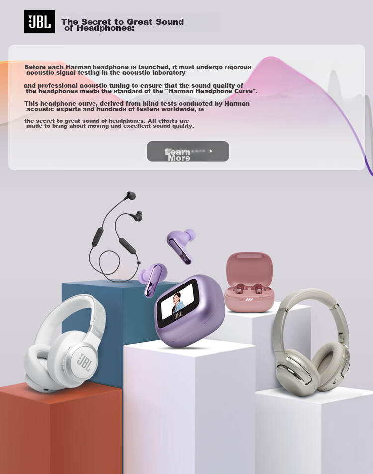 JBL TOUR ONE M2 Wireless Bluetooth Headphones, Long Battery Life, Active Noise Cancellation, Hi-Res Certified, Music Earphones, High-End Travel Commuter Headset, Champagne Gold 22
