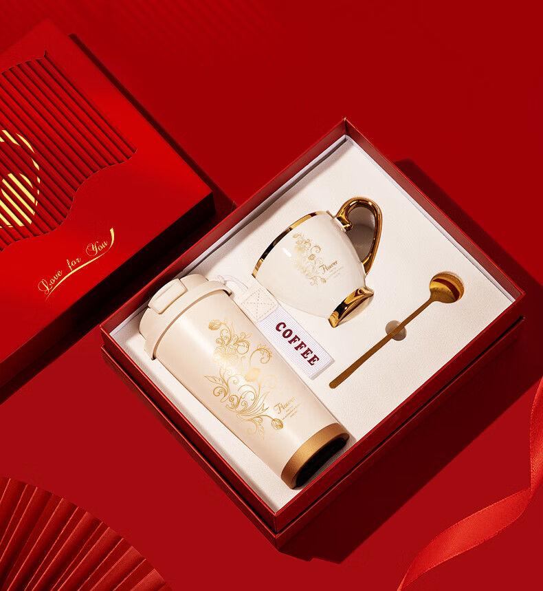 Xinyimanman Wedding Favor, Practical Gift for Bridesmaids, Mid-Autumn Festival Present, Suitable for Clients, Employees, Best Friends, Teachers, Water Bottle Gift Box 1