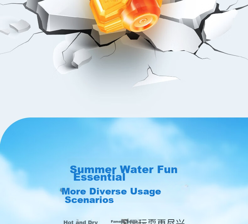 ZURU X Special Attack Colorful Skin Missionary Quick-Fill Water Gun Set with Ultra-Long Range 11