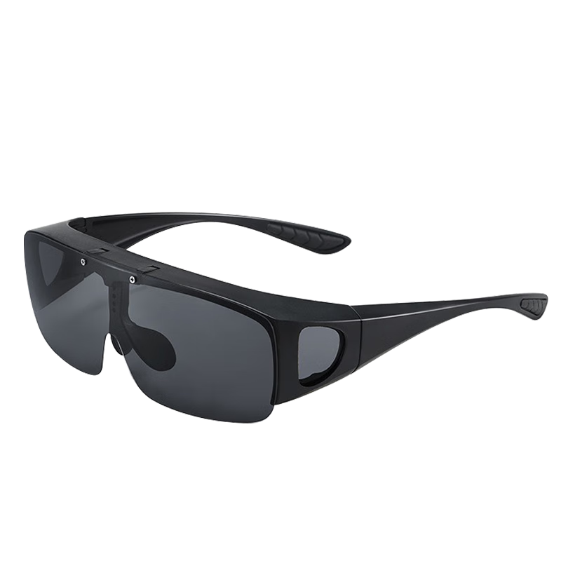 LESCA LUNETIER Clip-On Sunglasses for Nearsighted Men, Polarized Driving Glasses with Night Vision, Day And Night Dual-Use Sunglasses Clip for Wome