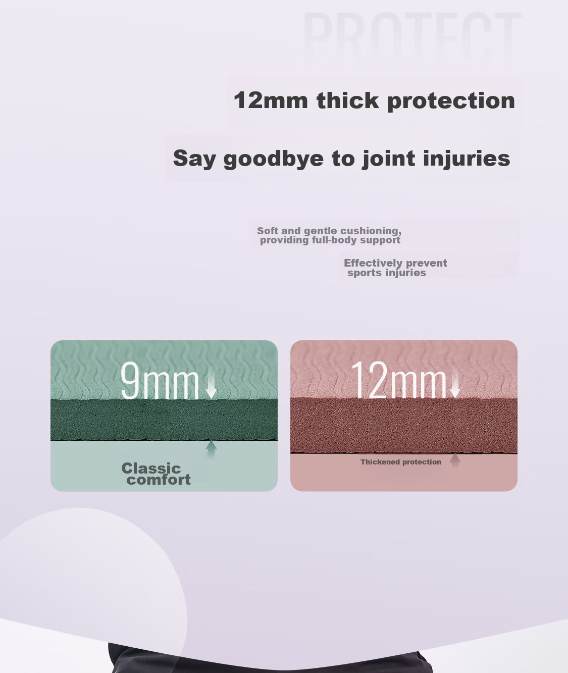 Keep Extra Large Jump Mat for Home Fitness, 200cm*140cm, Shock-Absorbing, Noise-Reducing, Non-Slip, Wear-Resistant, 7mm Thick, Light Grass Gree 4
