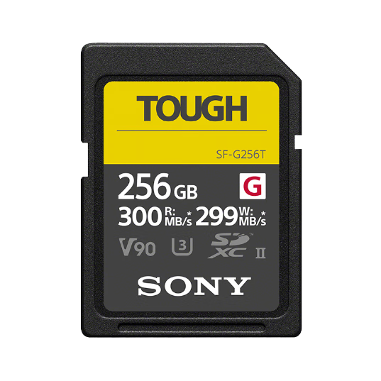 SONY 256GB SD Memory Card SF-G256T/T1 SF-G Series TOUGH Specification Read 300MB/S Write 299MB/S Camera Memory Card
