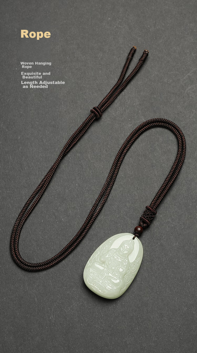 Phoenisess Jewelry, Hetian Jade Twelve Zodiac Rooster Zodiac Buddha Pendant, Unmoving Bodhisattva Jade Pendant, Men's And Women's Styles, Mid-Autumn Festival Gift 12