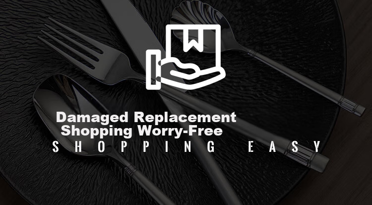 Banwushenghuo 304 Stainless Steel Steak Knife And Fork Set, Luxury High-End Western Cutlery, Steak Knife Fork Spoon Set for Home Use 15