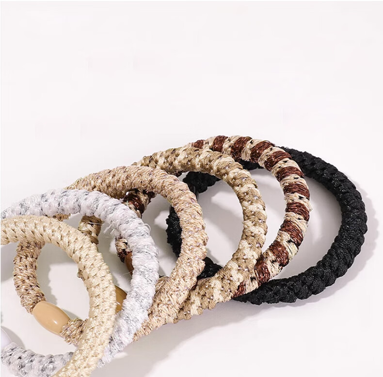 Chense Braided Hair Ties [15 Pieces], Hair Bands, Elastic Hair Bands, High Elasticity Rubber Bands for Ponytails And Hair Ties 5