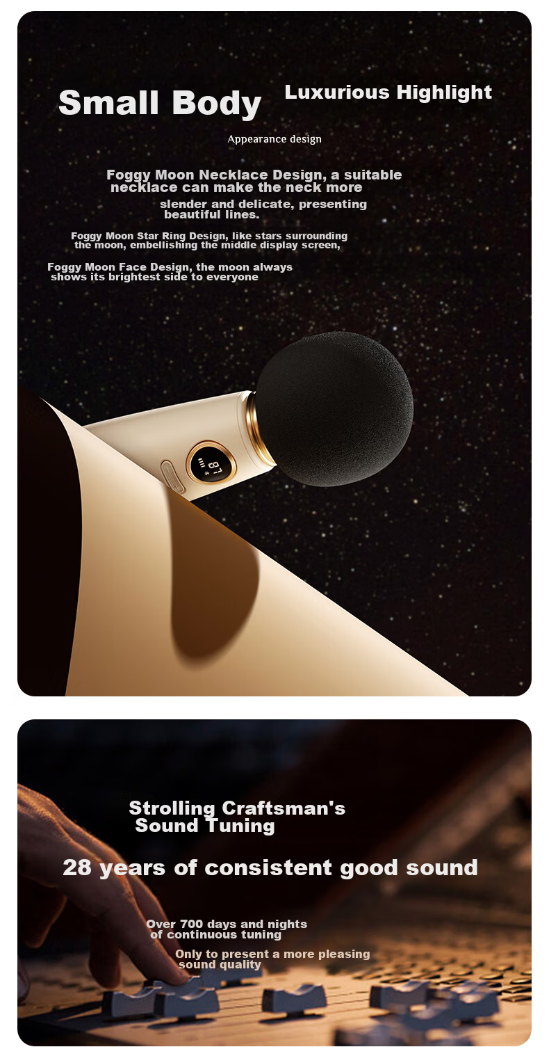 EDIFIER LOLMIC PRO Karaoke Microphone, Small Mushroom Karaoke Microphone, Speaker for Children's Entertainment, Home KTV, And Car Use 4