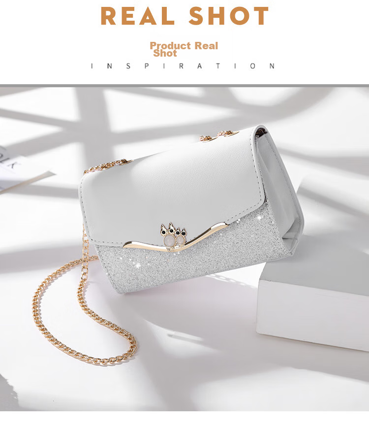 Aiqinghai Leather Handbag, Women's Luxury Brand Chain Shoulder Crossbody Bag, Practical Birthday And Mother's Day Gift for Wome 6