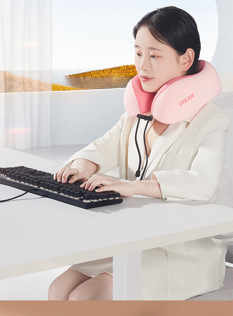 Buleishen Car U-Shaped Neck Pillow, Cervical Pillow, Memory Foam Neck Support Pillow for Driving And Travel 13