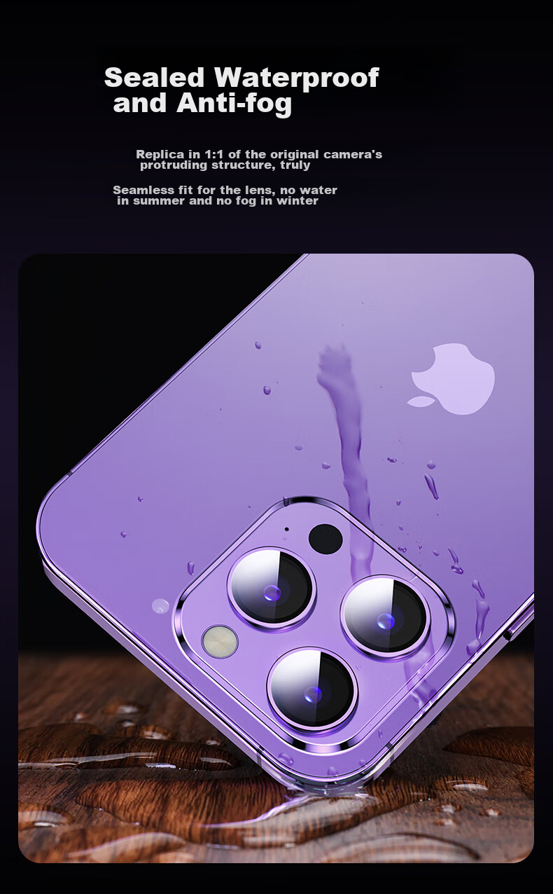 Mofajiang Lens Protector for Apple IPhone 18 Pro/18 Pro Max, Full Coverage Anti-Scratch Film for IPhone 17 Pro/17 Pro Max, Transparent Independent Lens Protector, No Case Interference, 1 Set 10