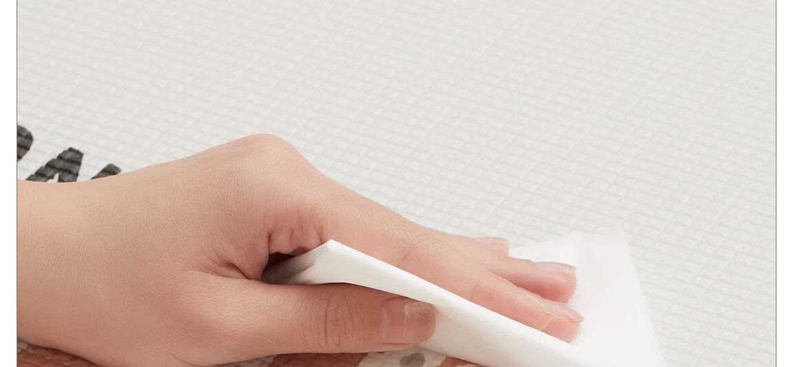 BEIESTATE Infant Crawling Mat, Spliced Honeycomb Cotton XPE Floor Mat, Thickened Baby Anti-Fall Pad - Morning 9 46