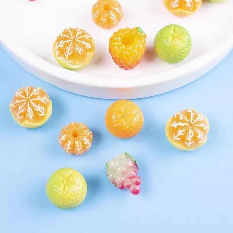 Lankupa Mini Blind Box Toy, Realistic Fruit-Shaped Miniature Toys, Student Prizes for Class Sharing, National Day Small Gifts 5