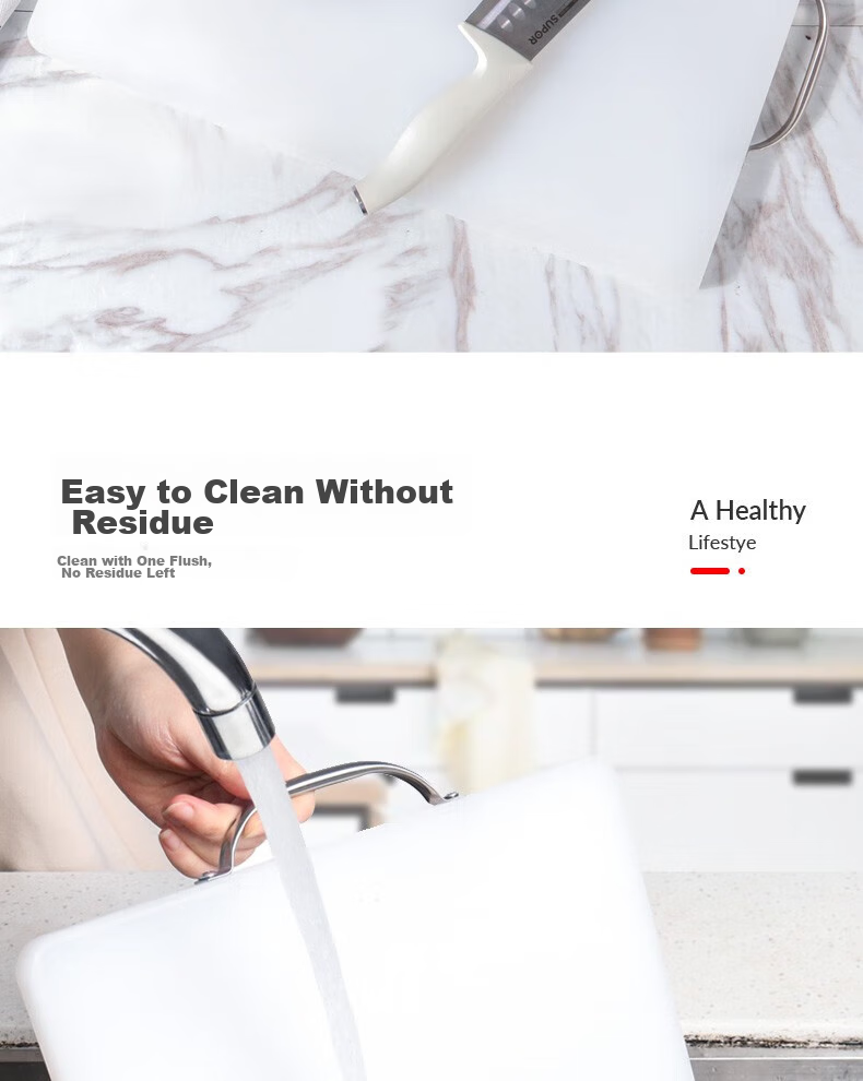 Baijie Food Grade Cutting Board PE Plastic Chopping Board Double-Sided Antibacterial Extra Large 54*35*2CM 11