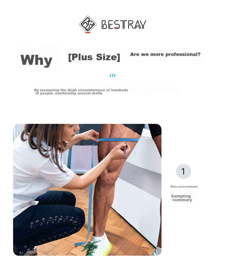 Bestray Large Size Knee Pads for Overweight Men And Women, Extra Thick Sports Knee Brace for 300 Lbs Leg Protection for Running 6