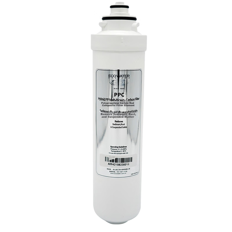ECOWATER Water Purifier Household Original Consumables, Meltblown Polypropylene Composite PPC Filter Cartridge, Suitable for ERH-2 Model