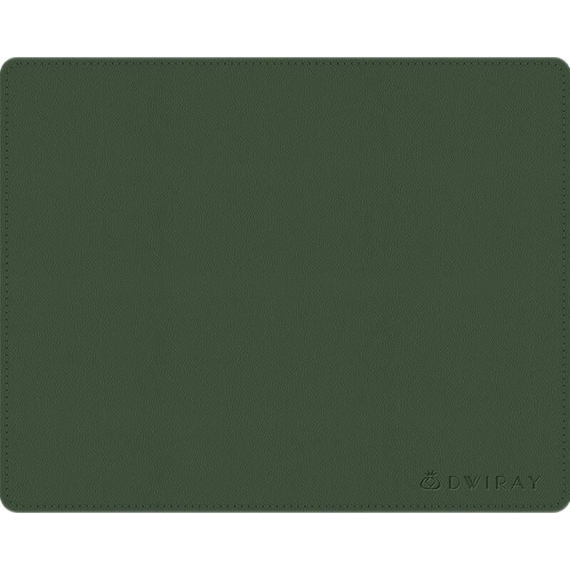 DiyiGongfang Mouse Pad, Small Desk Mat, Laptop Pad, Office Mat, Gaming Mouse Pad, Portable Desktop Mat, Writing Pad, Leather Stitched Rectangular 270x210mm