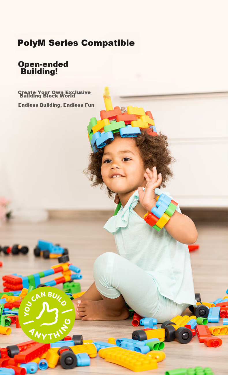 Hape Early Education Toy, Large Particles, Machine Washable Plastic Building Blocks, Fun Number Sorting Truck Set, 761802 6