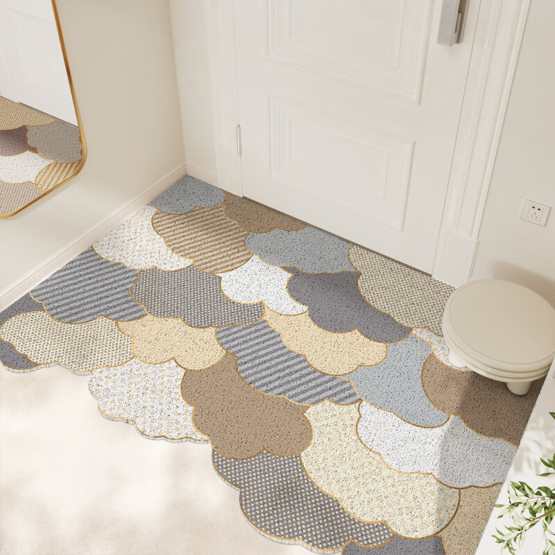 Dajiang Entrance Door Mat, Foot Mat, 2026 New Style, Cuttable Loop Pile Mat, Entrance Door Mat, 60x90cm