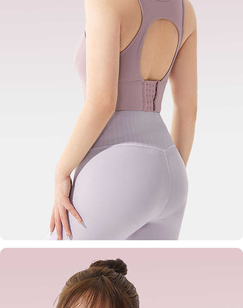 XUEXIMAN Plus Size Sports Bra for Women, Shock-Absorbing, Push-Up, High-Intensity One-Piece Fitness Bra, Makes Large Breasts Appear Smaller, Yoga Tank Top 17