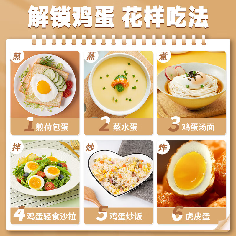 温氏供港鲜鸡蛋20枚/2斤 早餐食材 杂粮喂养 生鲜鸡蛋 健康生鲜轻食