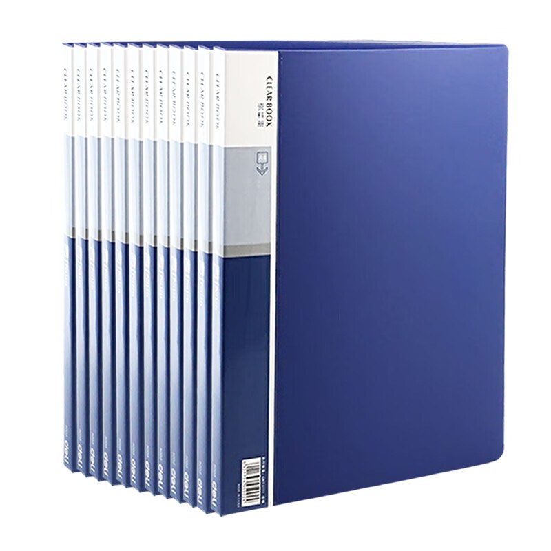 Deli A4/20-Page Document Folder, Loose-Leaf Organizer, File Holder, Sheet Protectors, Student Exam Paper Storage Pouches, Certificate Collection Folder, Pregnancy Check-Up Organizer, Office File Protector 5002