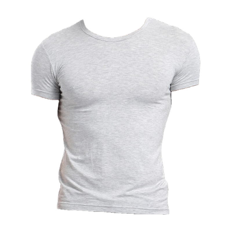 LangSha Short-Sleeve Tank Top for Men, Lightweight Solid Color Athletic Elastic Slim-Fit Undershirt