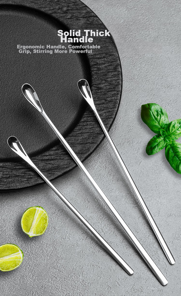 Banwushenghuo 304 Stainless Steel Mixing Spoon, Coffee Spoon, Small Soup Spoon, Dessert Spoon, Ice Cream Spoon, Seasoning Spoon, Small Salt Spoo 9